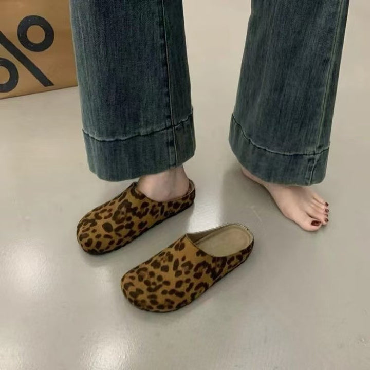 Damen nan gefütterte Clog-Pantoffel mit verstellbarer Metallschnalle und anatomischem Korkfußbett Drune