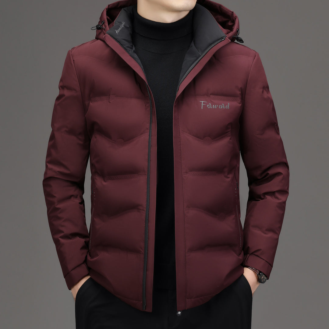 Herren Steppjacke mit Kapuze und schlanker Thermofütterung Drune
