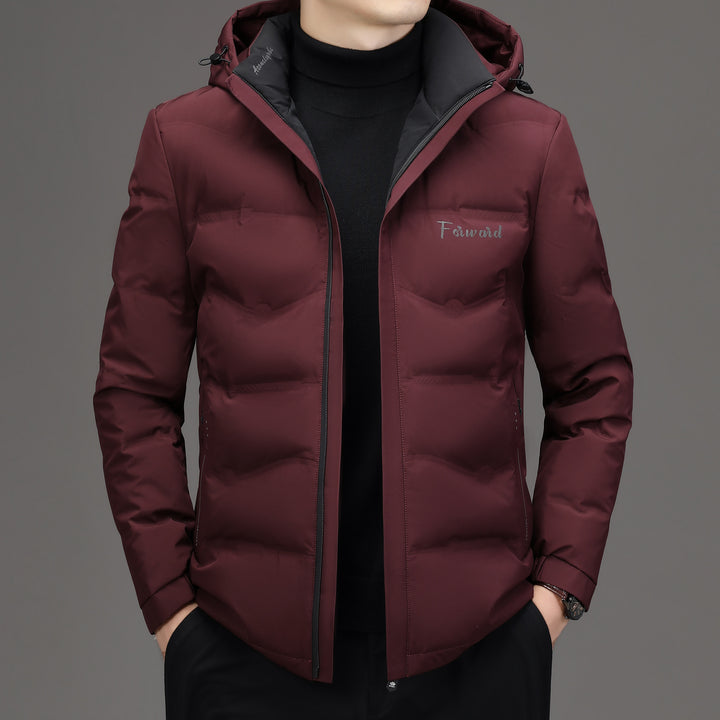 Herren Steppjacke mit Kapuze und schlanker Thermofütterung Drune