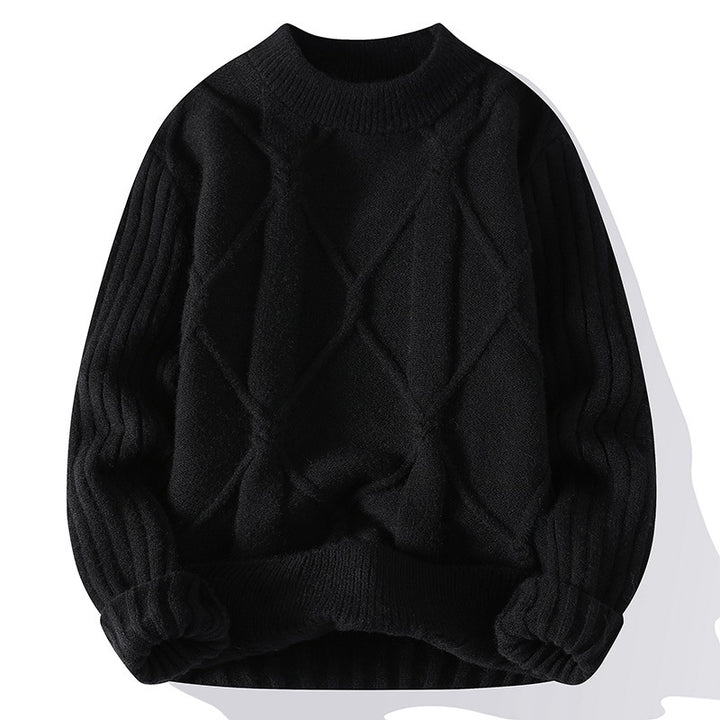 Damen eleganter Strickpullover mit hochwertigem Zopfmuster und modischem Schnitt Drune
