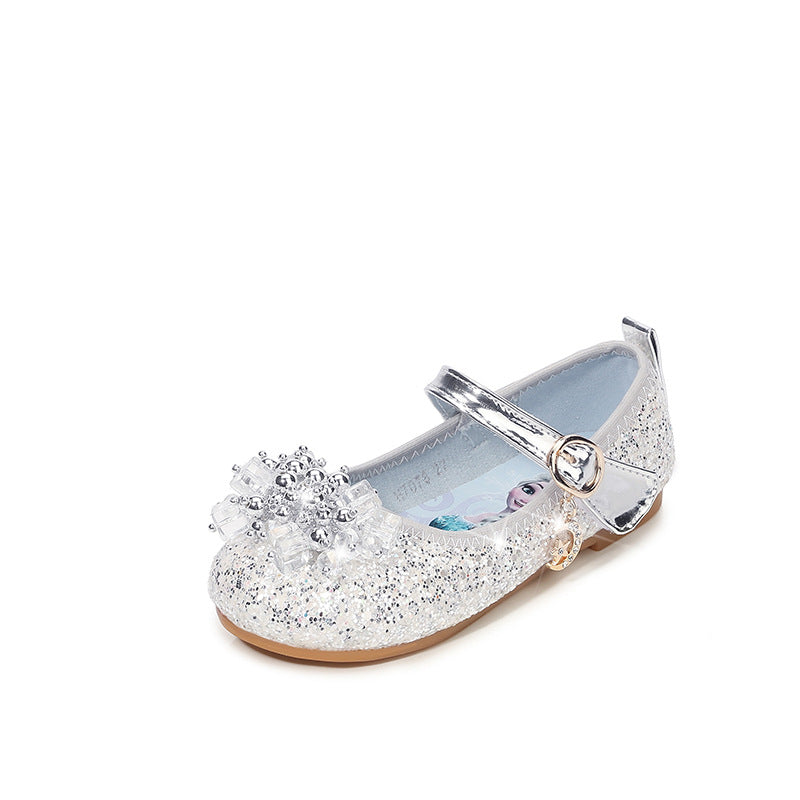 Mädchen Ballerina Schuhe mit funkelnden Perlenapplikationen Drune