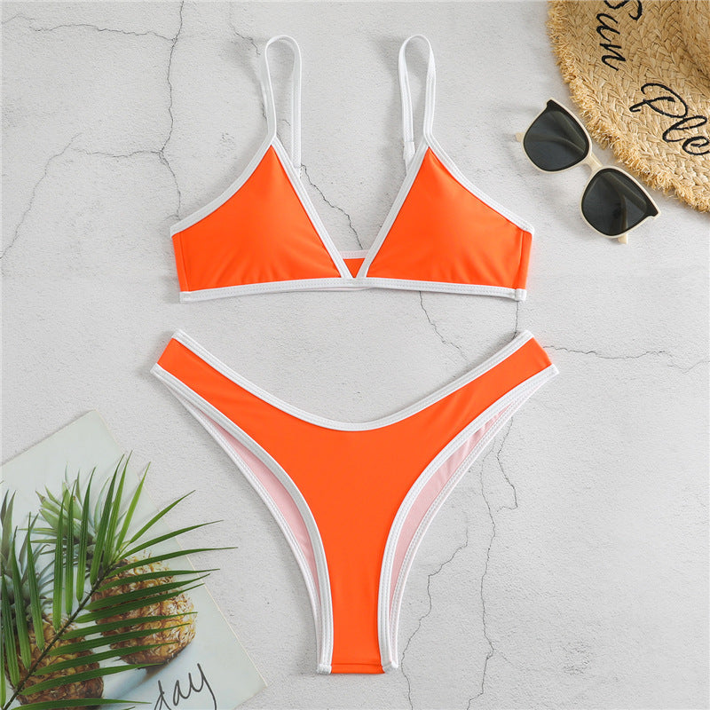 Damen Triangel-Bikini mit eleganter Naht und sportlichem Schnitt Drune