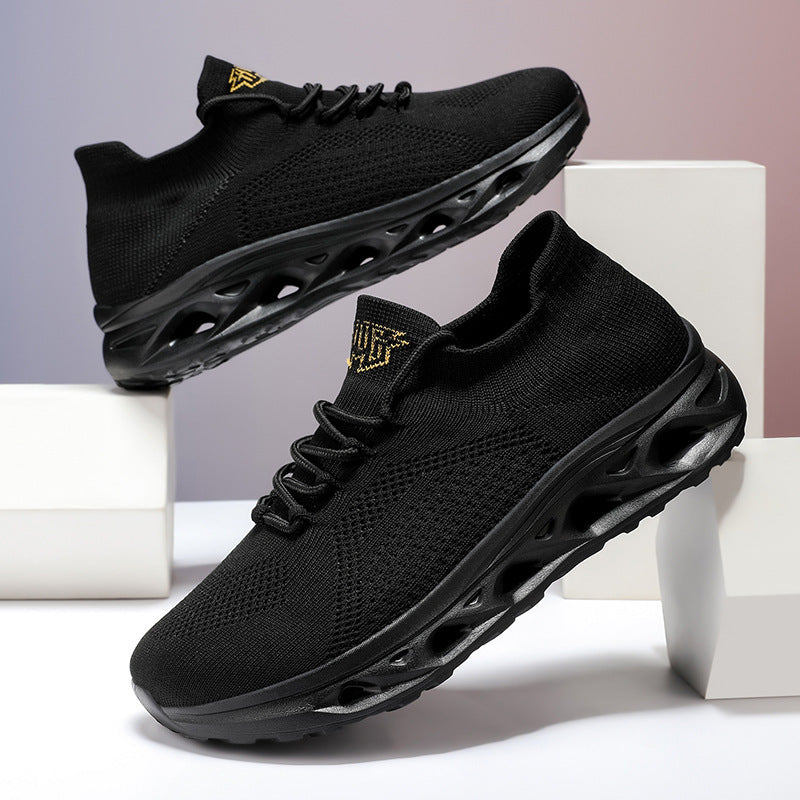 Unisex Strick-Sneaker mit sockenähnlichem Schaft und gedämpfter Luftsohle Drune