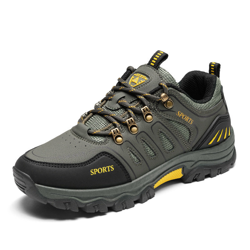 Herren Wanderschuhe mit rutschfester Profilsohle und atmungsaktivem Obermaterial Drune