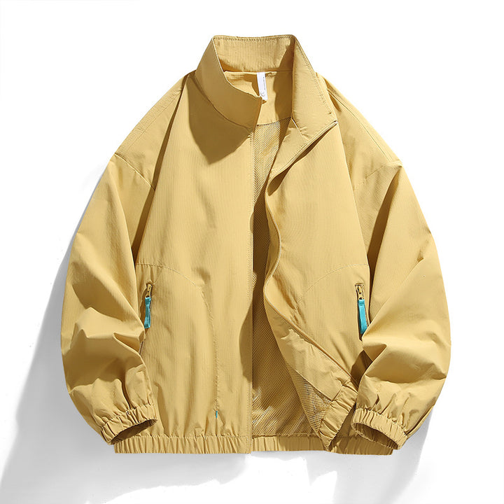 Damen Leichte Outdoorjacke mit hohem Kragen Drune