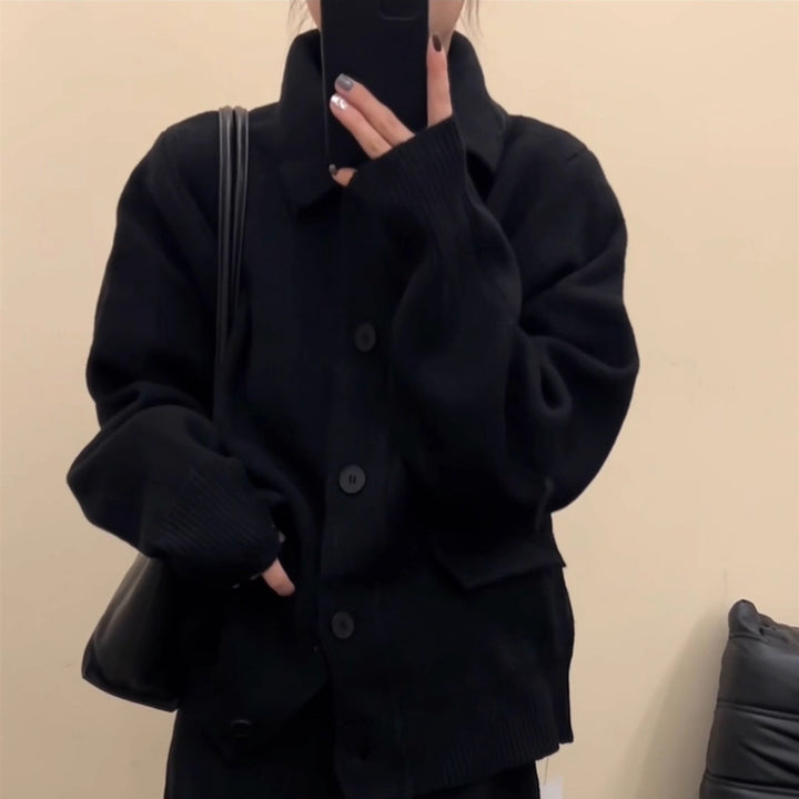 Damen Strickjacke mit praktischen Taschen und modernem Schnitt Drune