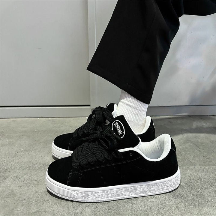 Damen Sneaker mit weichem Nubukleder und gepolsterter Innensohle Drune
