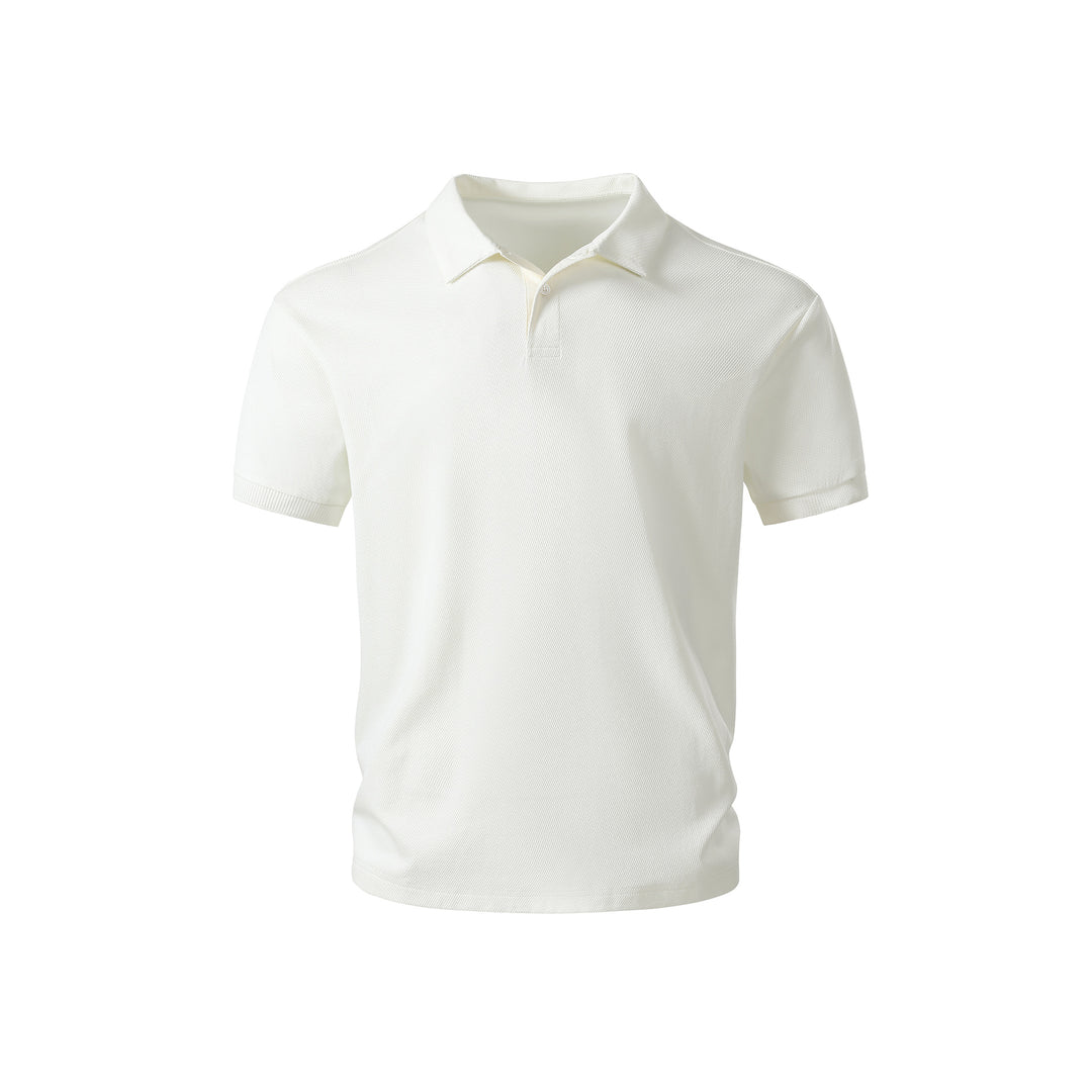Herren Thermoregulierendes Piqué-Poloshirt mit feiner Struktur und Kurzarm Drune
