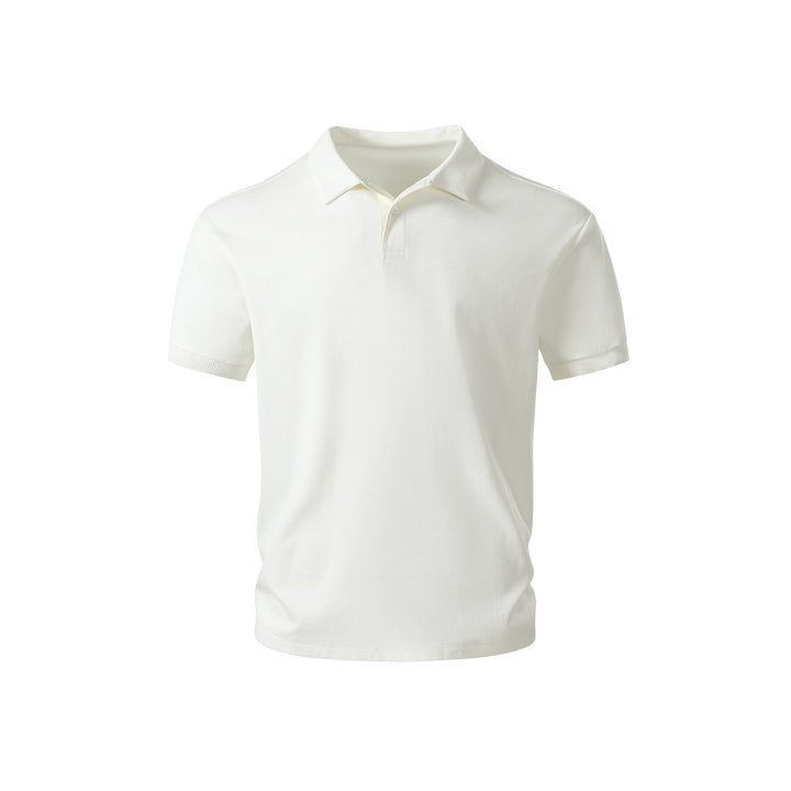 Herren Thermoregulierendes Piqué-Poloshirt mit feiner Struktur und Kurzarm Drune