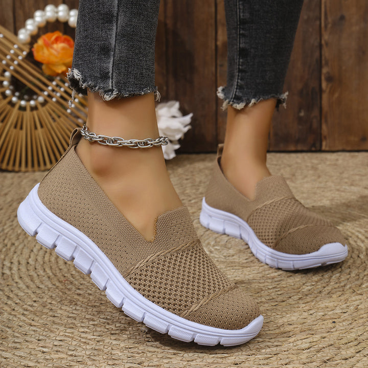 Damen Atmungsaktive Slip-On Sneakers mit flexiblem Sohlenkomfort Drune
