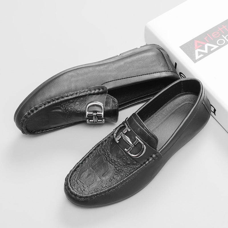 Herren Elegante Mokassins mit Metallakzent Drune