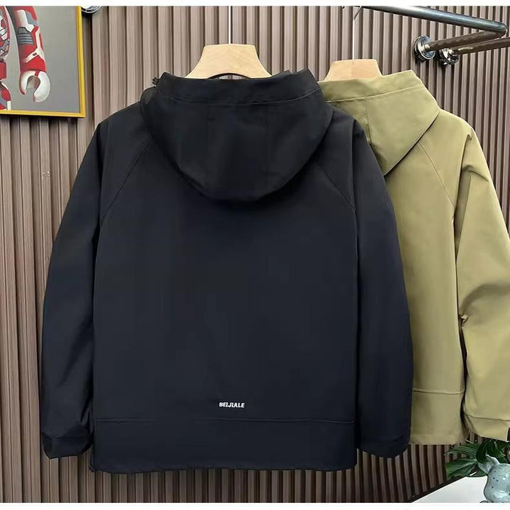 Herren Modische Kapuzenjacke mit vielseitigen Taschen Drune