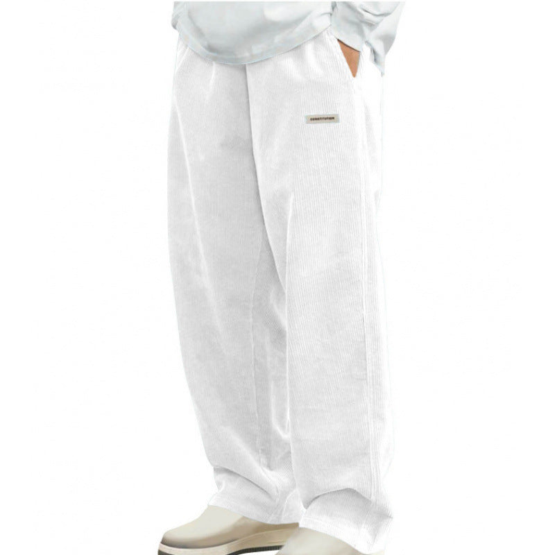 Herren Modische Cordhose Drune