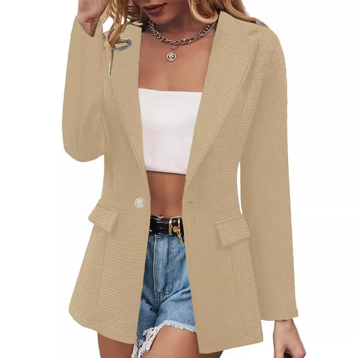 Damen Klassiker Eleganter Blazer Drune