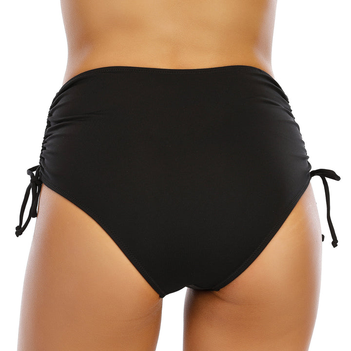 Damen Hochgeschnittenes Badeshorts mit Rüschendetails Drune