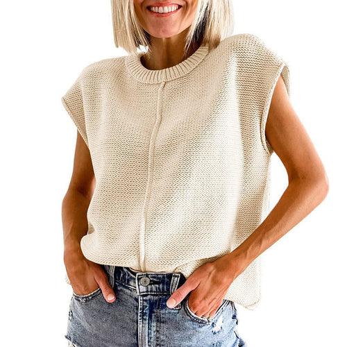 Damen Modisches Stricktop mit zusätzlichem Komfort Drune
