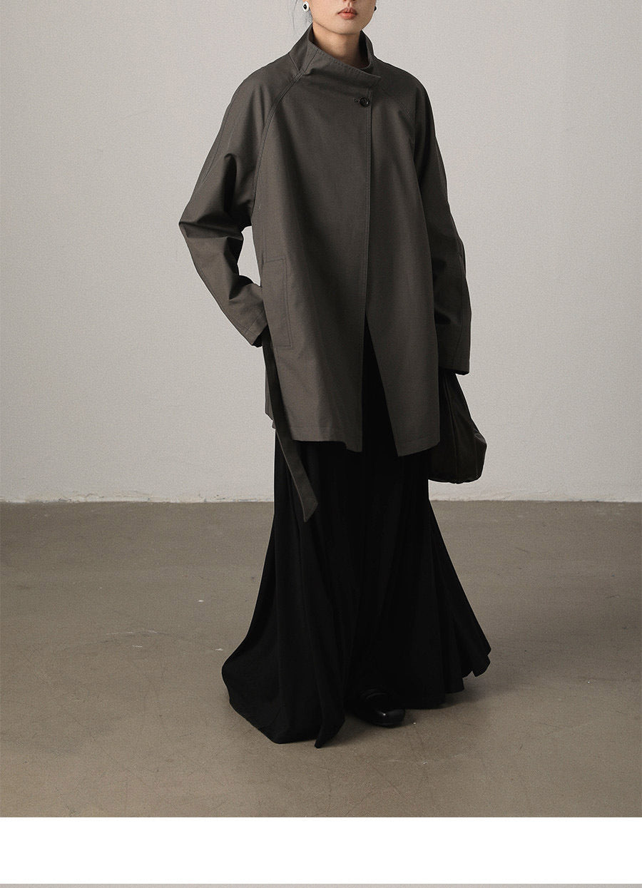 Damen Modische Langjacke Drune