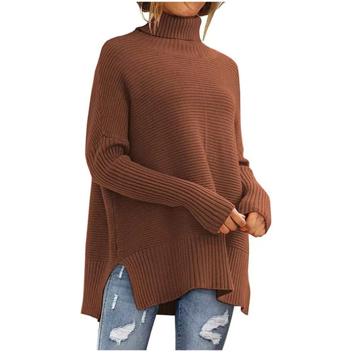 Damen Kuscheliger Rollkragenpullover Drune