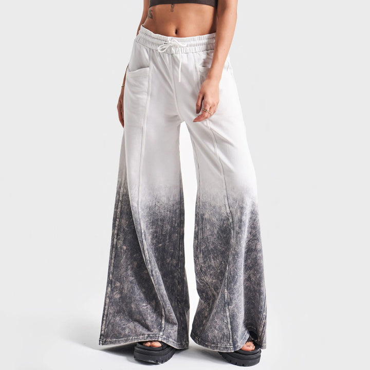 Damen Weitgeschnittene Freizeithose mit einzigartigem Ombre-Effekt Drune