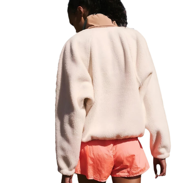 Damen Fleecejacke mit innovativem Reißverschluss und hohem Kragen Drune