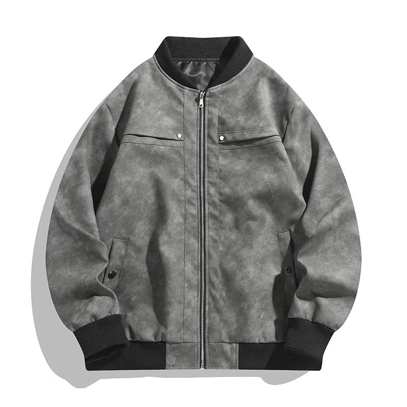 Herren Modische Bomberjacke im Vintage-Look Drune