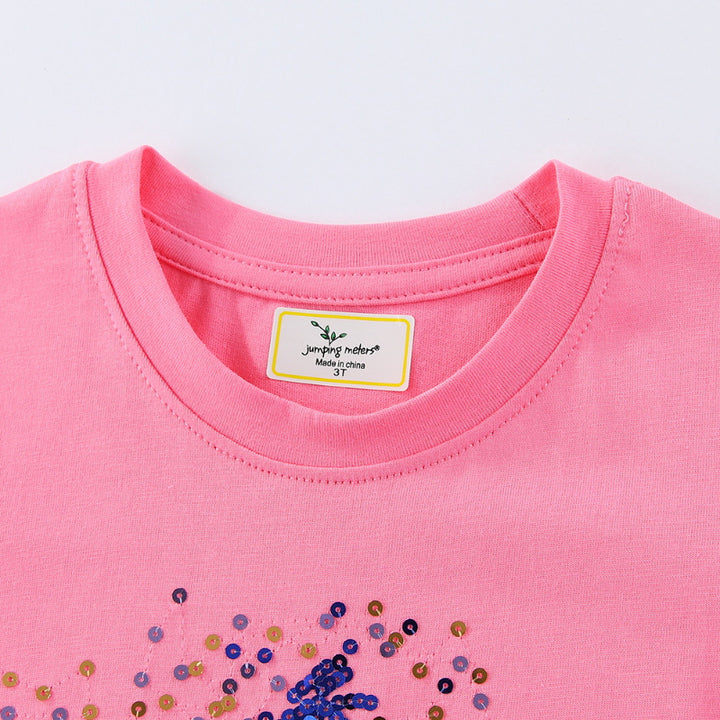 Mädchen T-Shirt mit funkelndem Sternenmotiv Drune