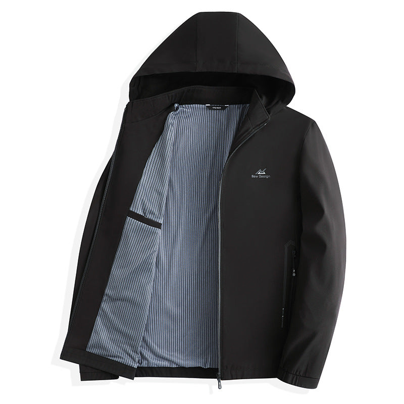 Herren Funktionsjacke mit isolierter Kapuze und atmungsaktiver Innenauskleidung Drune
