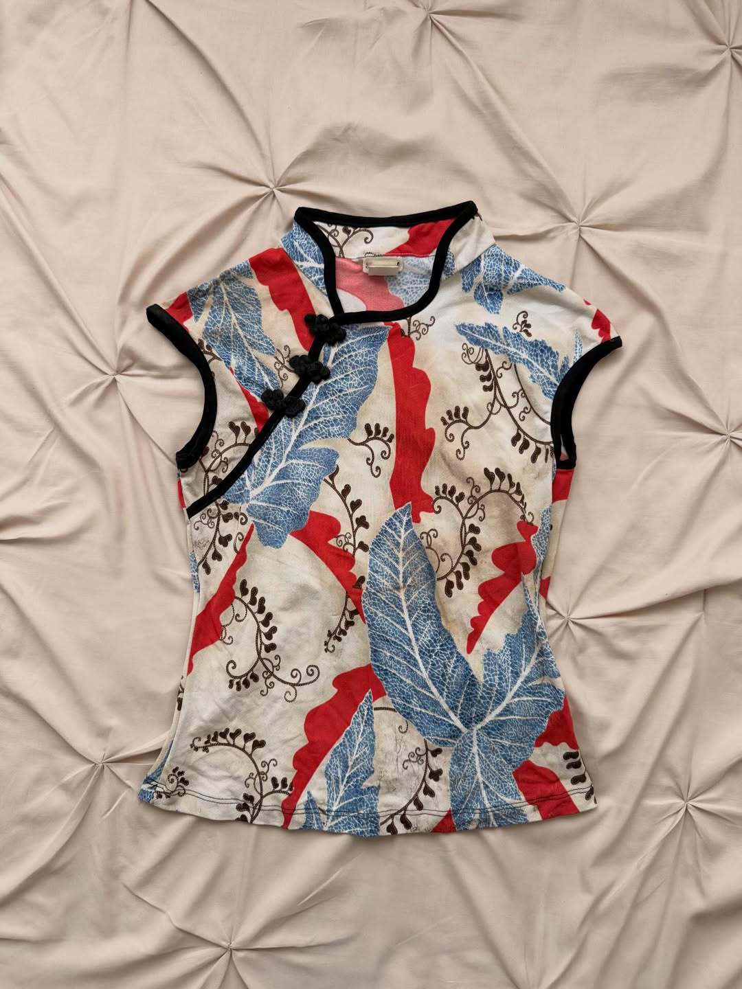 Damen Chinesisches Dekorativ-T-Shirt Drune