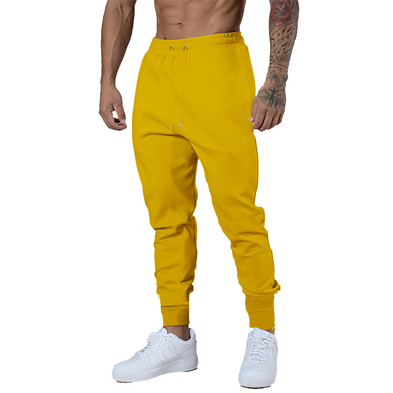Herren Slim-Fit Jogginghose mit elastischem Bund und Rippbündchen Drune