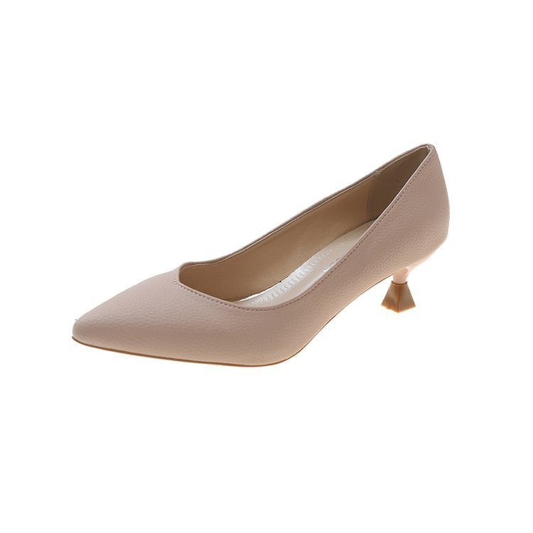 Damen elegante Pumps mit modischem Blockabsatz Drune