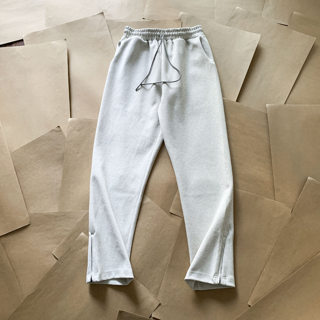 Damen Bequeme Sportliche Jogginghose mit Reißverschluss Drune