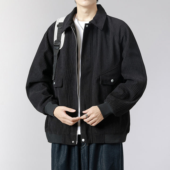 Herren Gemusterte Cordjacke Drune