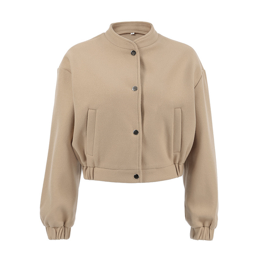Damen sportliche cropped Jacke mit praktischen Taschen und hochwertigem Material Drune