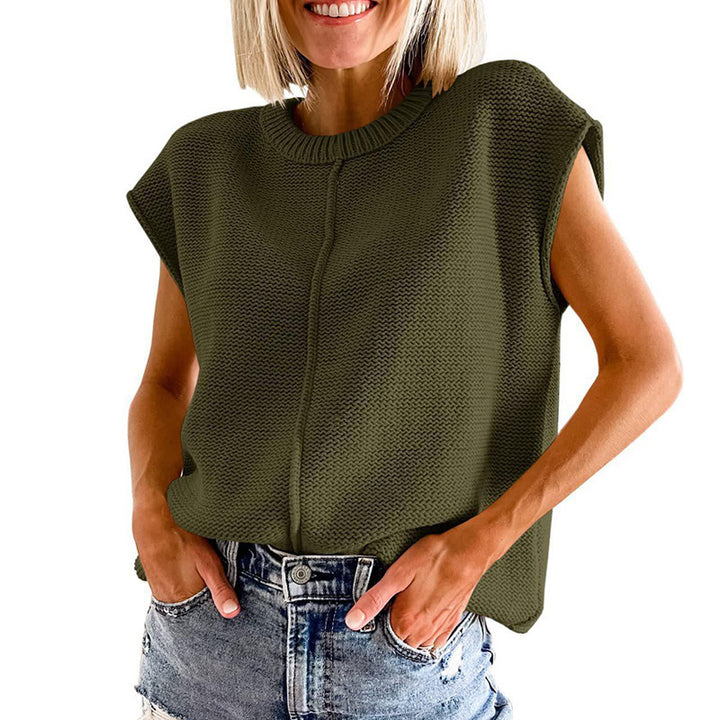 Damen Modisches Stricktop mit zusätzlichem Komfort Drune