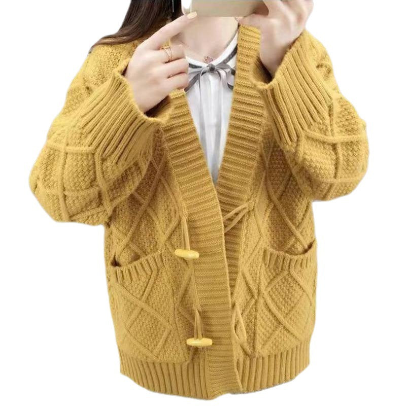 Damen Strickcardigan mit Zopf- und Strukturdesign Drune