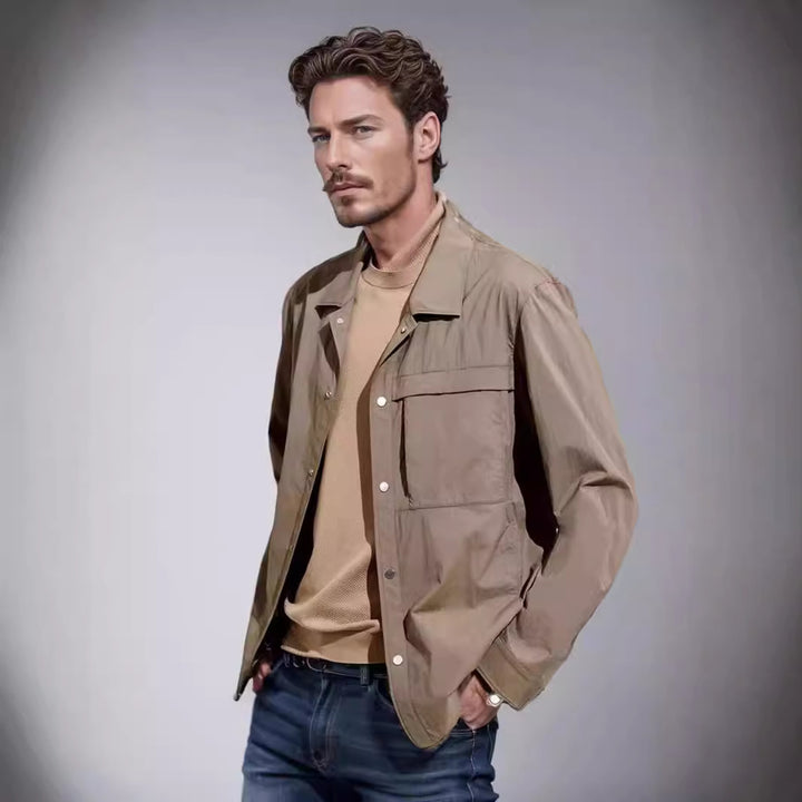 Herren technische Freizeitjacke mit praktischen Taschen und leichtem Material Drune