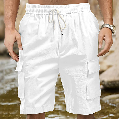 Herren Cargo-Shorts mit praktischen Seitentaschen und elastischem Bund Drune