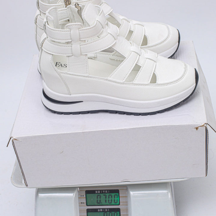 Damen Wedge-Sneaker mit verstellbaren Riemen und atmungsaktiver Sohle Drune