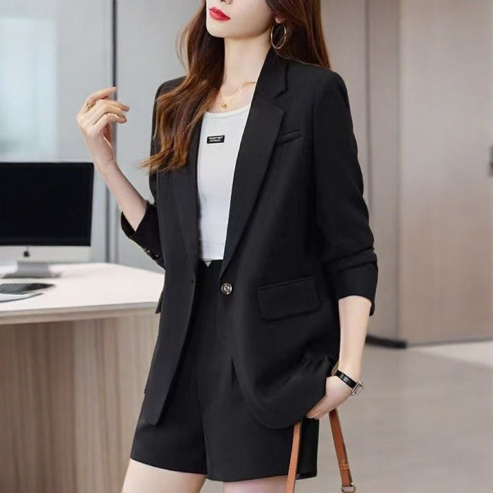 Damen modischer Blazer mit tailliertem Schnitt Drune