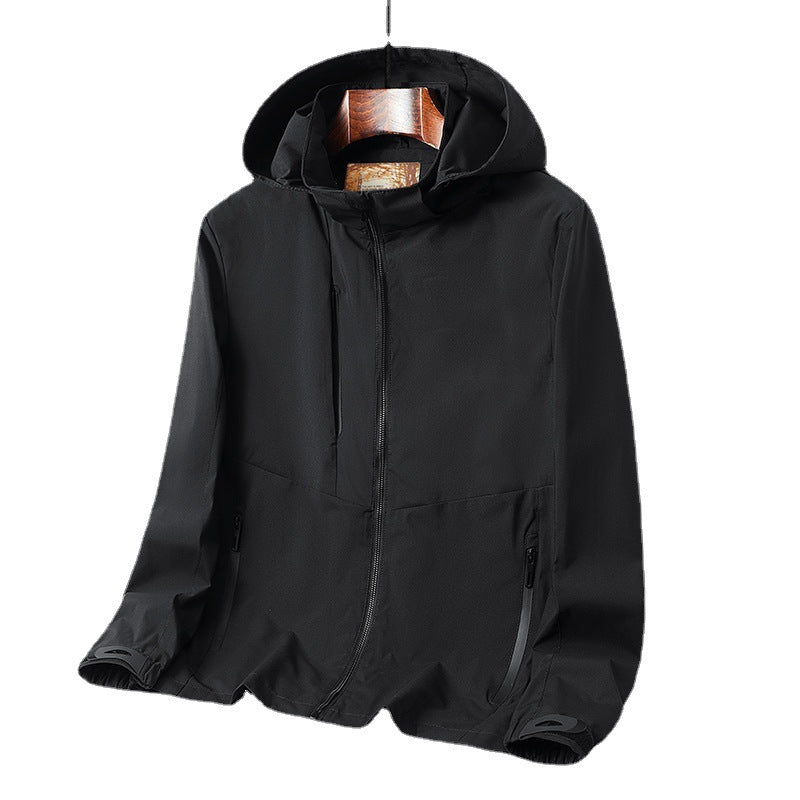 Herren Wetterfeste Outdoorjacke mit praktischer Kapuze Drune