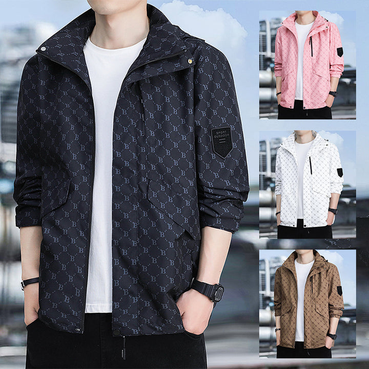 Herren Modische Leichte Outdoorjacke Drune