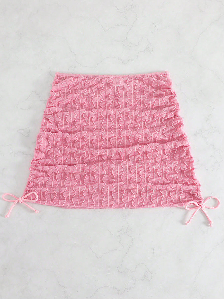 Damen Rüschenshorts mit verstellbaren Bindebändern Drune