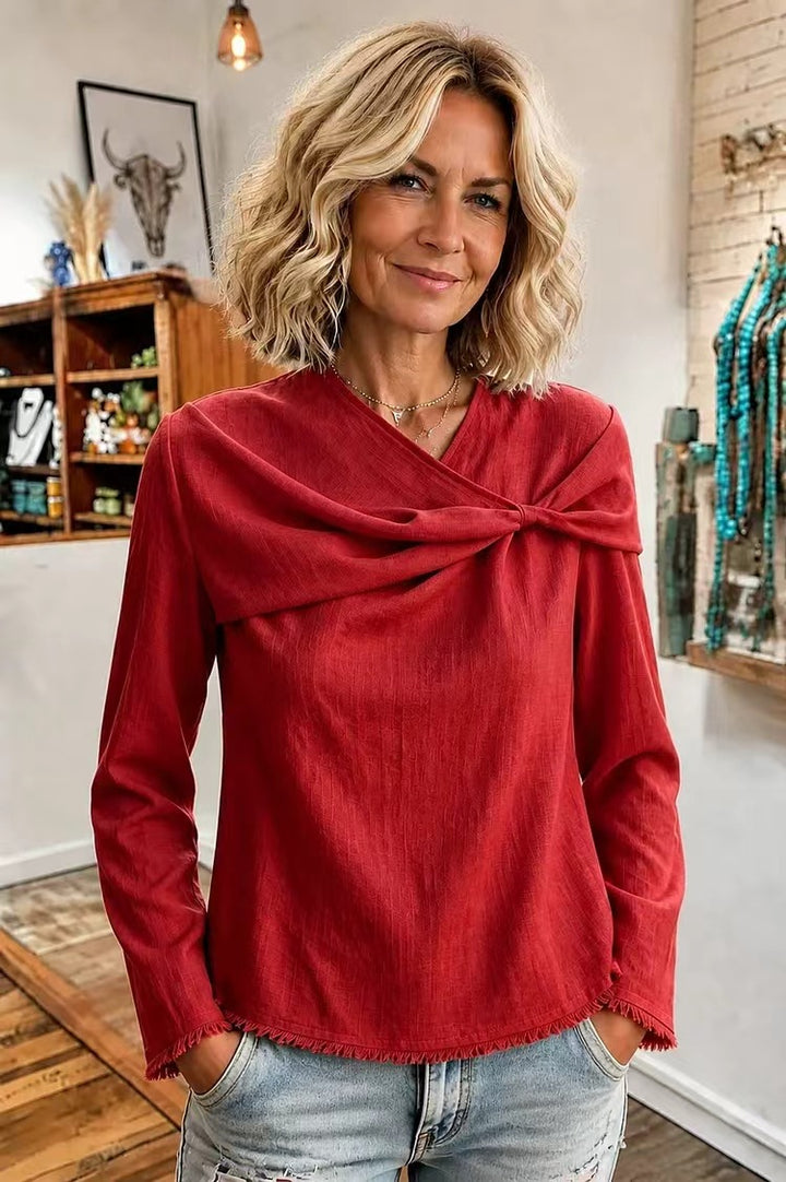 Damen Elegante und bequeme Bluse Drune