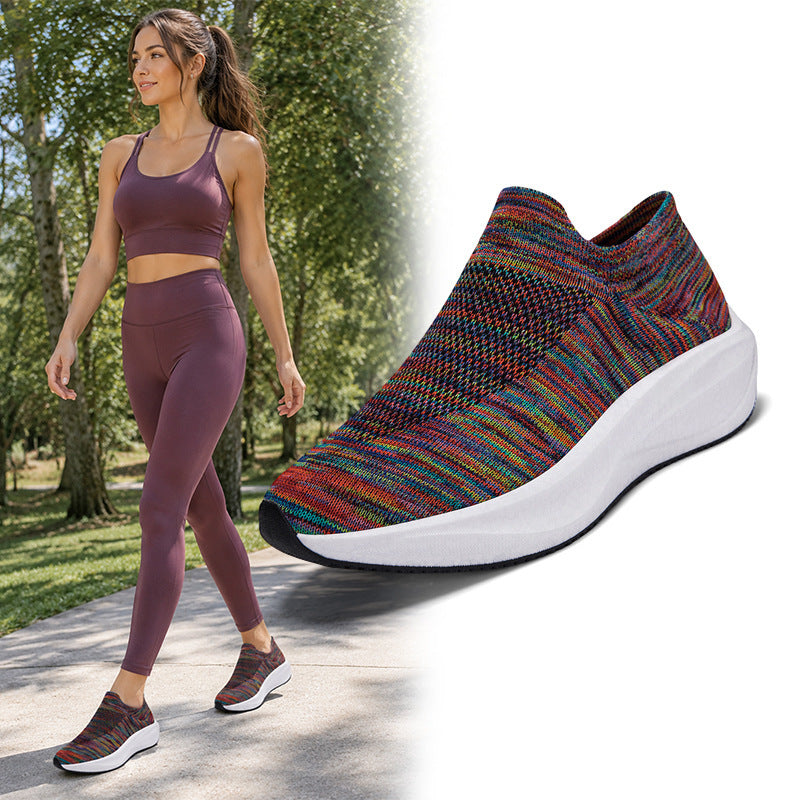 Damen Strick-Slip-On Sneaker mit ergonomischer Komfort-Sohle Drune