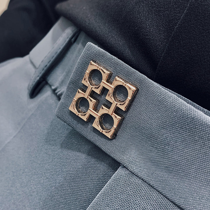 Herren nan moderne tapered Anzughose mit Bügelfalte, Stretchkomfort und verdecktem Hakenverschluss Drune