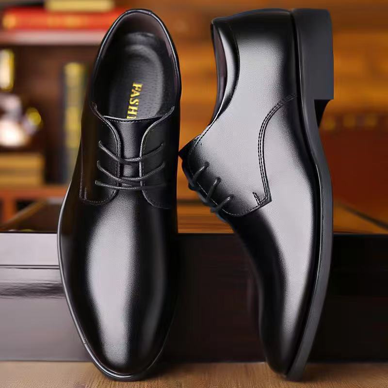 Herren Elegante Lederschnürschuhe mit rutschfester Sohle und komfortablem Innenfutter Drune