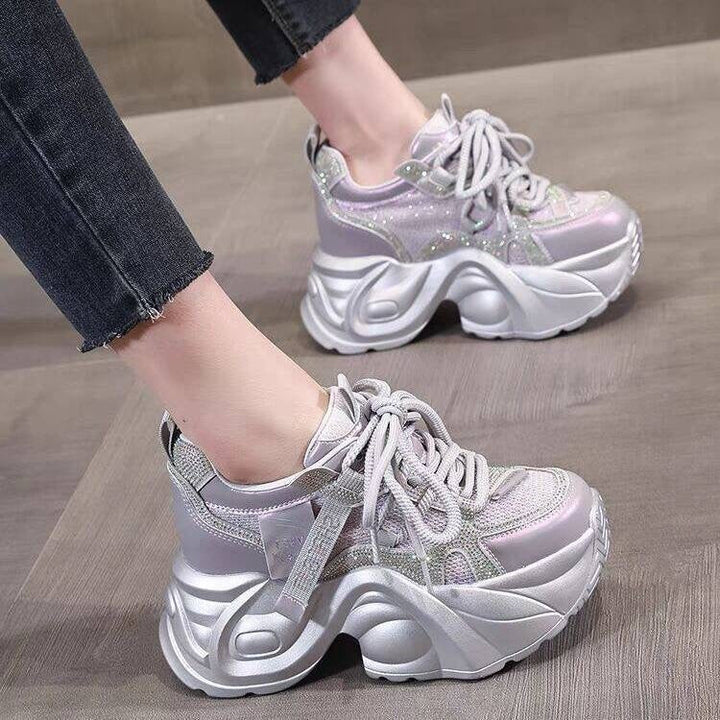 Damen Chunky Sneakers mit reflektierenden Elementen und innovativer Dämpfung Drune