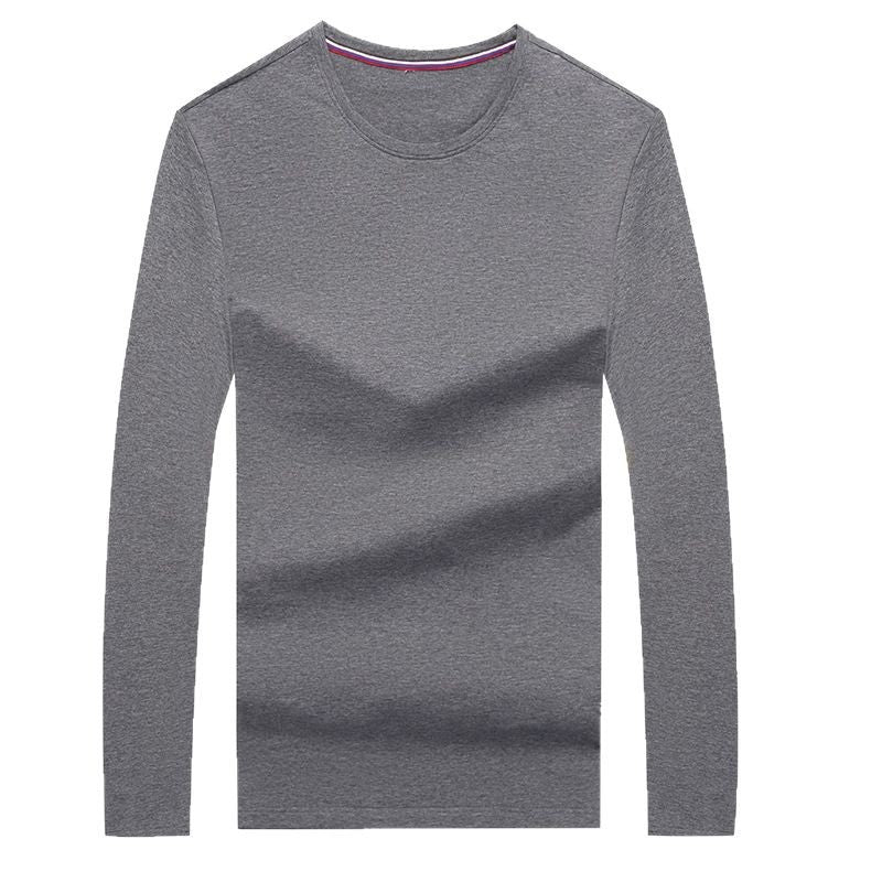Herren Langarmshirt aus weich fallendem Material mit Rundhalsausschnitt Drune