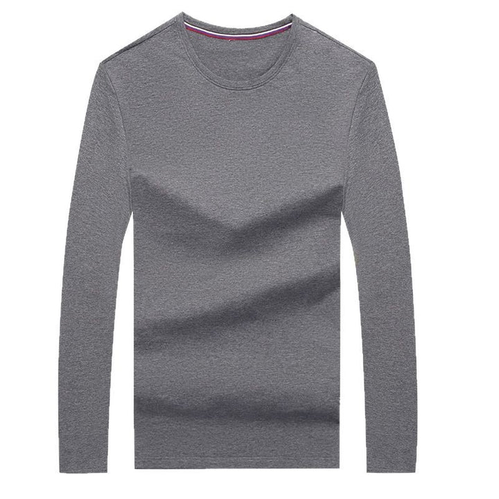 Herren Langarmshirt aus weich fallendem Material mit Rundhalsausschnitt Drune