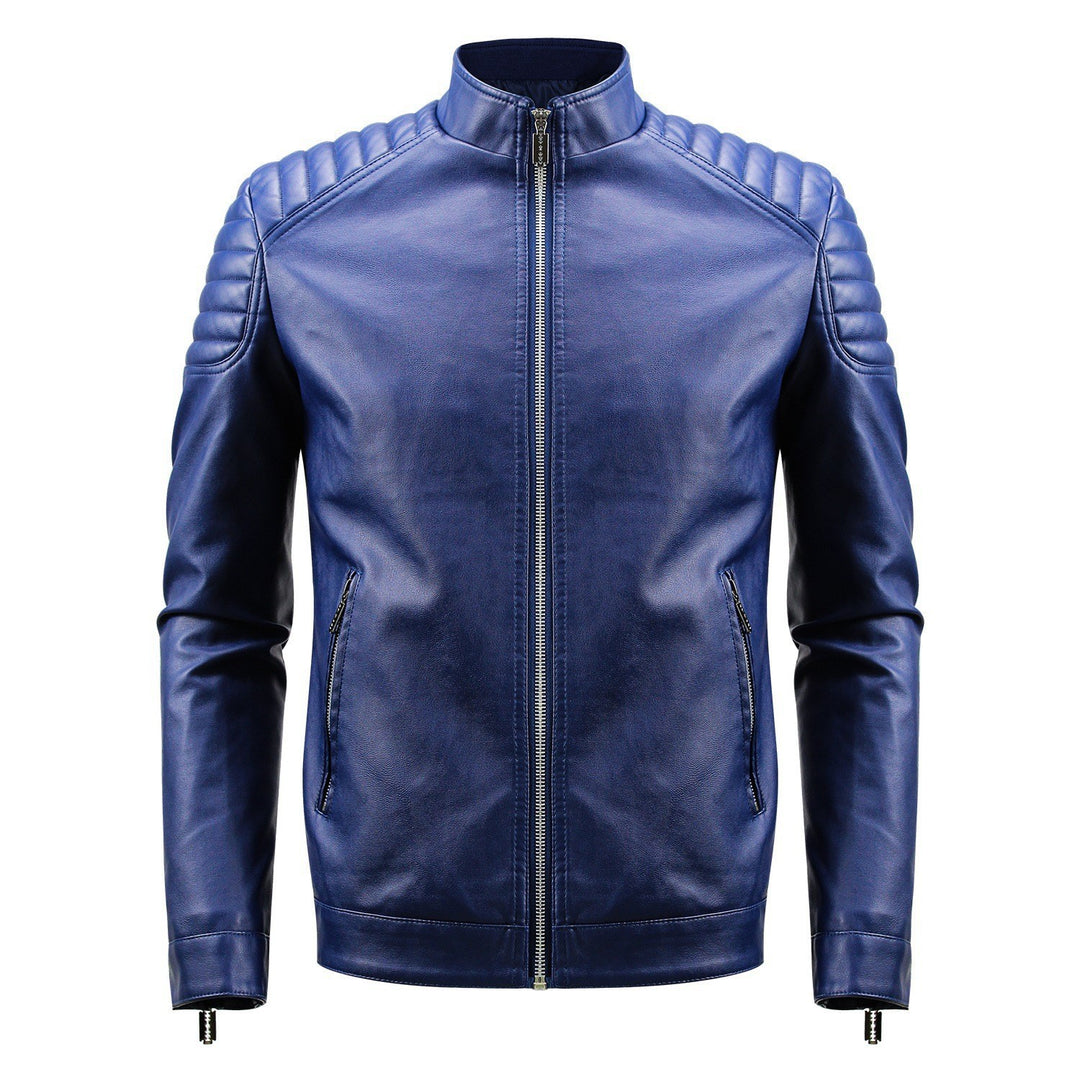 Herren Modische Lederjacke Drune